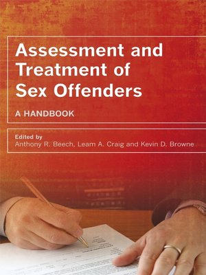 cover image of Assessment and Treatment of Sex Offenders